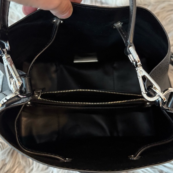 Michael Kors Black Leather Bucket Bag - Picture 16 of 16